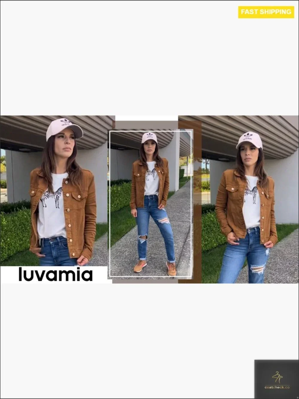 Button Down Stretch Fitted Long Sleeve Denim Jean Jacket Shacket